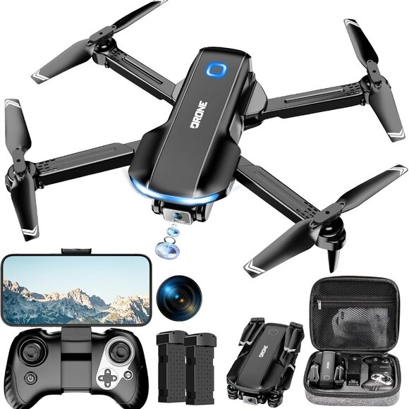 Velcase JY017 1080P FPV Foldable Drone Camera - Beginner Friendly Camera 1080P - Picture 1 of 7